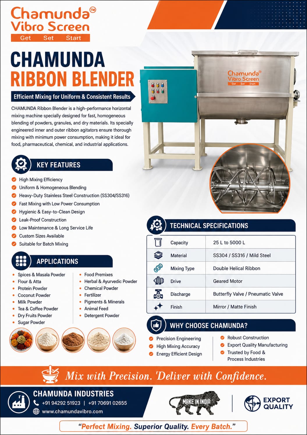 Powder Mixing Machines