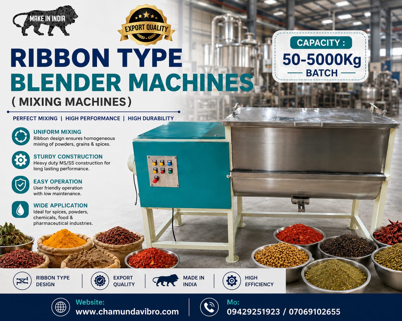 CHAMUNDA Ribbon Blender